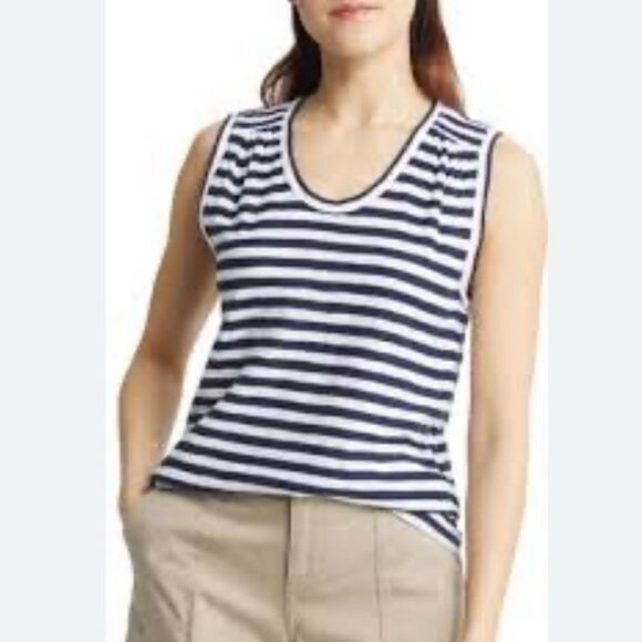 Caslon Smocked Shoulder Tank - Picture 8 of 8